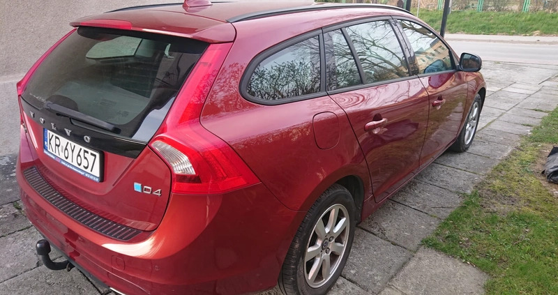 Volvo V60 cena 47000 przebieg: 144000, rok produkcji 2014 z Skawina małe 596